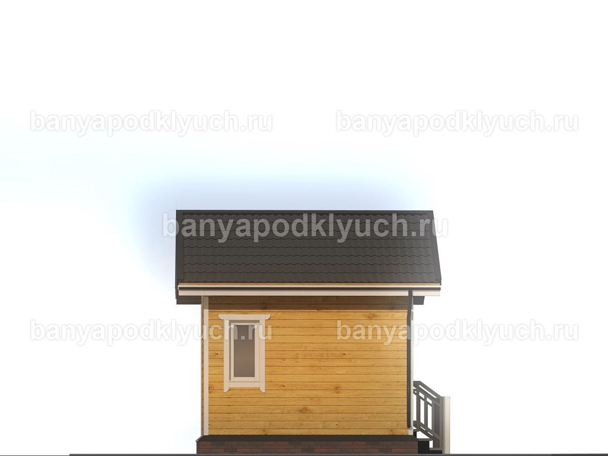 Баня из бруса 4x4 м Баня из бруса 4x4 м