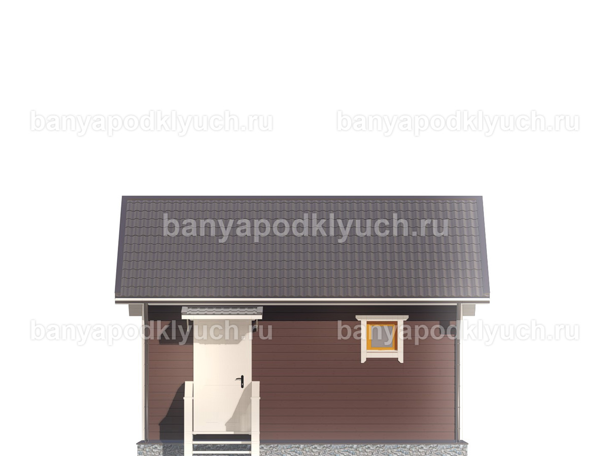 Каркасная баня 6x6 м Каркасная баня 6x6 м